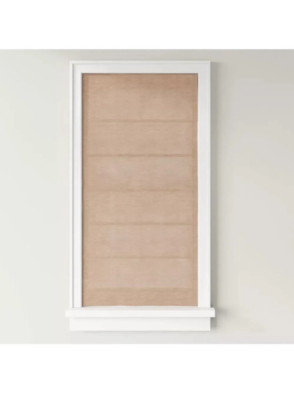 Threshold Light Filtering Cordless Roman Window Shade Dark Natural 27
